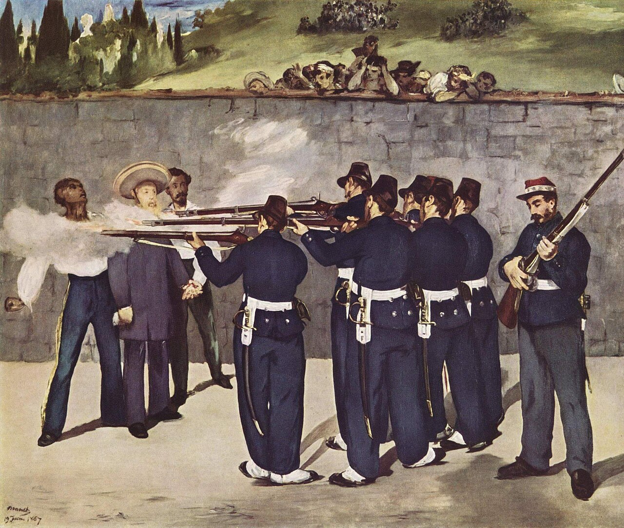 Édouard Manet — The Execution of Emperor Maximilian (1867)