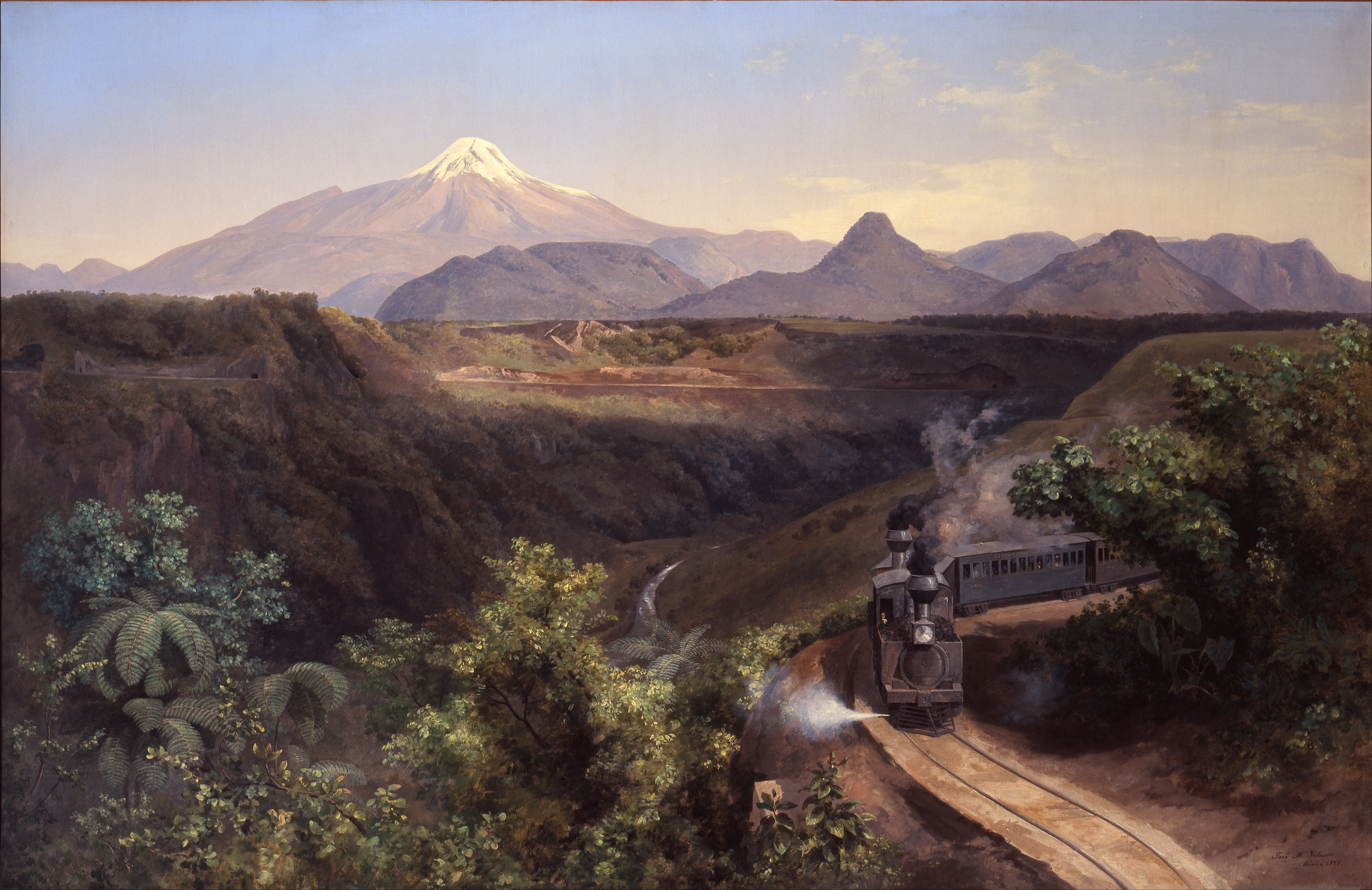 José María Velasco — El Citlaltépetl visto desde Maltrata (1883)