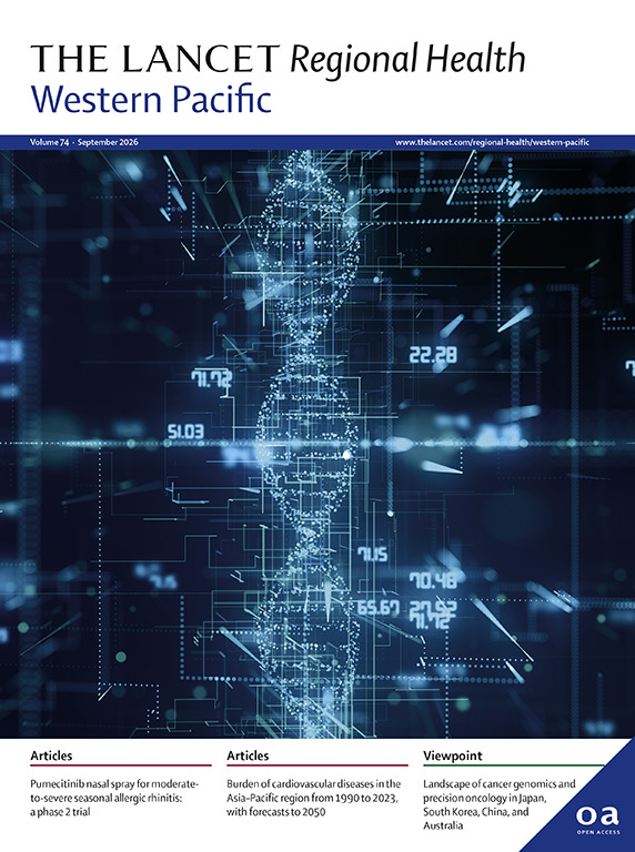 Journal cover: The Lancet Regional Health Western Pacific
