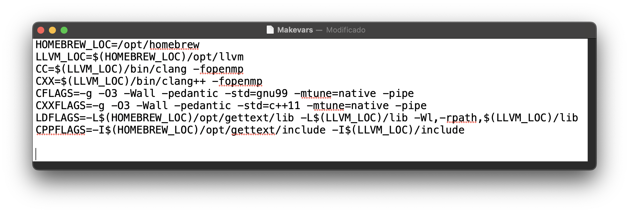 ~/.R/Makevars configuration for Apple Silicon Mac